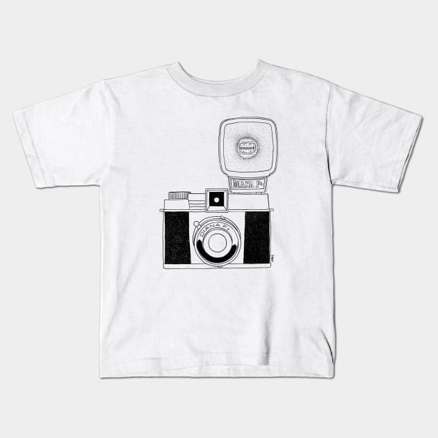 Diana F+ Kids T-Shirt by christinelemus